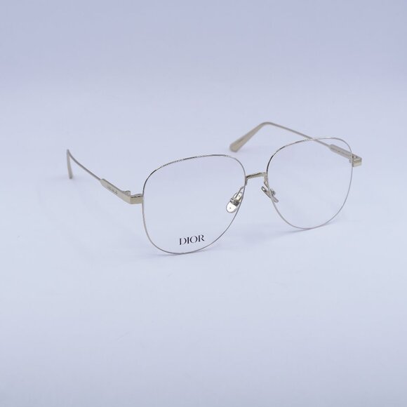 🕶️ New Dior ULTRADIORO A1U A000 Eyeglasses - Gold Frame 57mm - Picture 1 of 10
